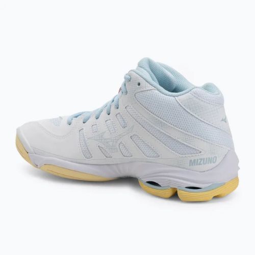 Dámské volejbalové boty Mizuno Wave Voltage 2 Mid white/calypso coral/pale banana