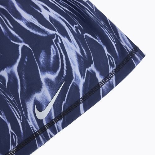 Čepice Nike Dri-Fit Peak Uncuffed Beanie Printed blue void/silver