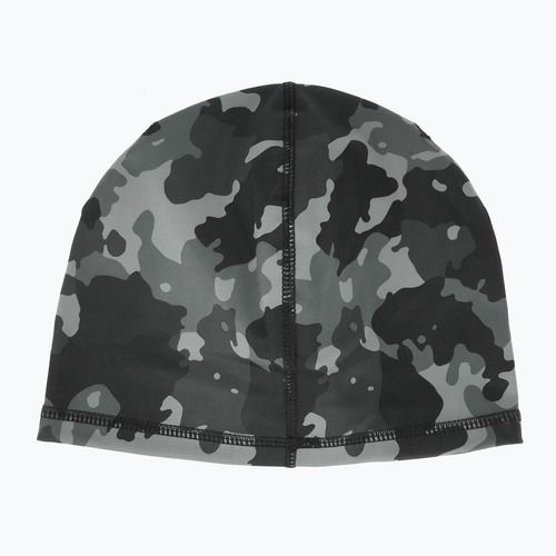 Čepice Nike Dri-Fit Peak Uncuffed Beanie s potiskem smoke grey/silver