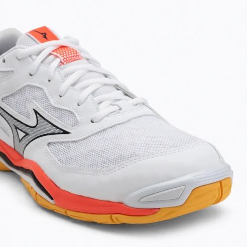 Házenkářské boty Mizuno Wave Phantom 3 white/fiery coral 2/citrus