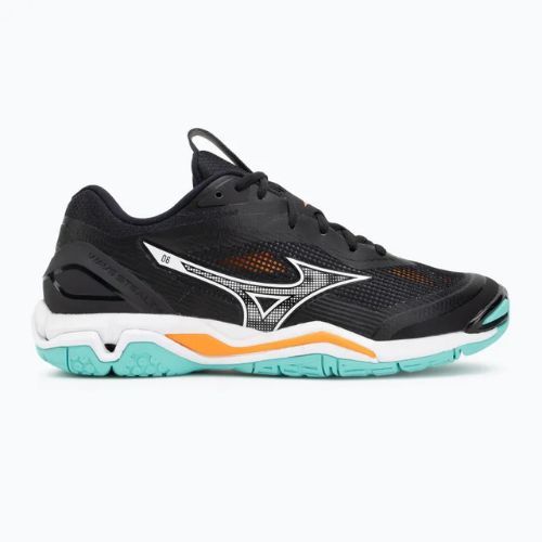 Házenkářské boty Mizuno Wave Stealth 6 black/tangelo/ice green