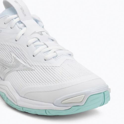 Dámské házenkářské boty Mizuno Wave Stealth 6 white/blue tint