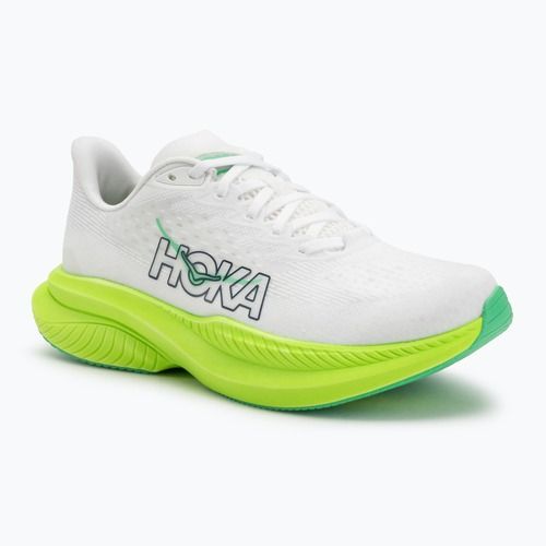 Pánské běžecké boty HOKA Mach 6 white/neon lime