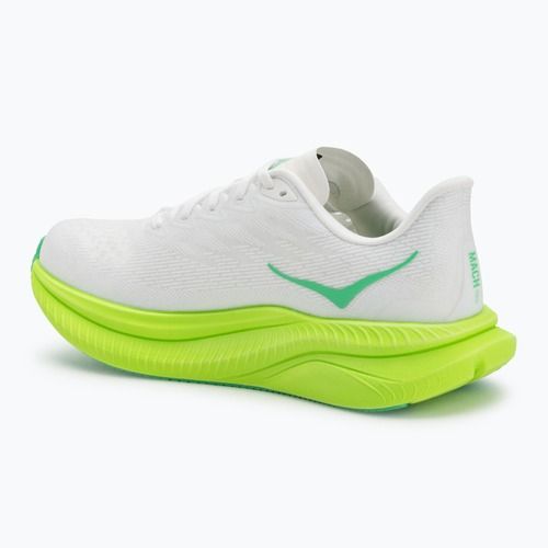 Pánské běžecké boty HOKA Mach 6 white/neon lime