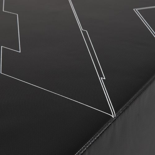 Skládací plyometrická bedna TREXO 30 cm black