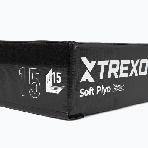 Skládací plyometrická bedna TREXO 15 cm black