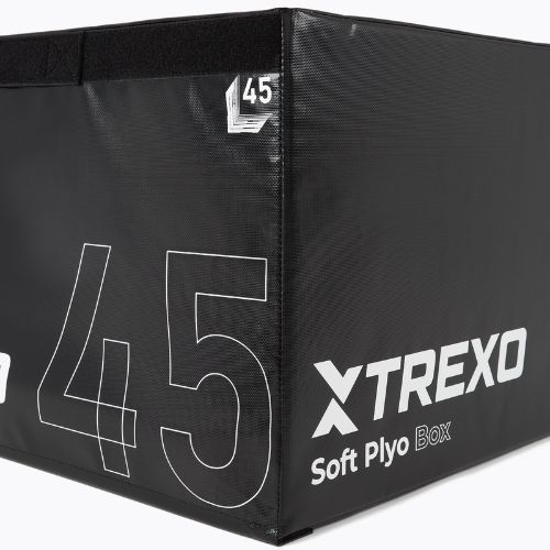 Skládací plyometrická bedna TREXO 45 cm černá