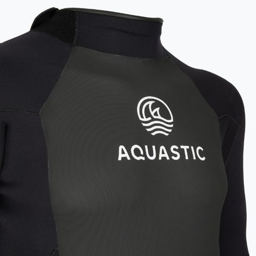 Pánský surfový neopren AQUASTIC z neoprenu 4/3 mm WAVEY black