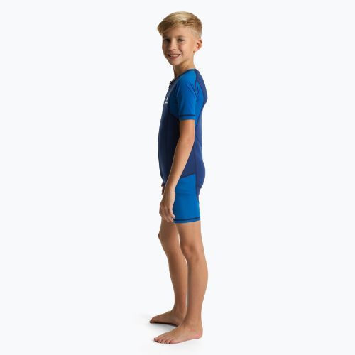 Dětský surfový neopren AQUASTIC z neoprenu 1,5 mm WAVEY blue