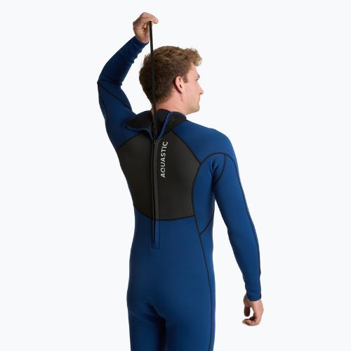 Pánský surfový neopren AQUASTIC z neoprenu 3/2 mm WAVEY 3/2 navy blue