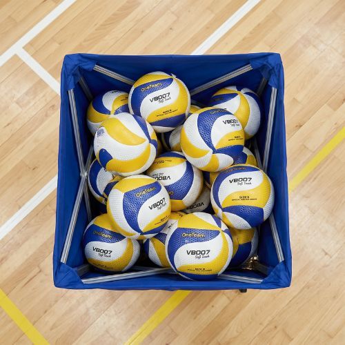 Vozík na volejbalové míče OneTeam Blue nest