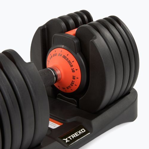 Nastavitelná činka XTREXO 24kg EVO black