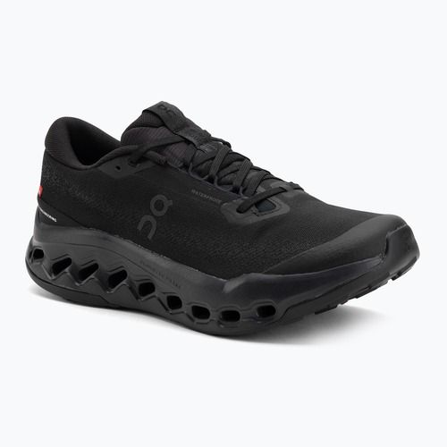 Pánské běžecké boty On Cloudsurfer Trail 2 Waterproof black/black
