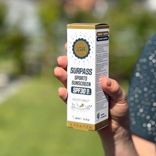 Sprej na opalování SURPASS Sports Sunscreen SPF 30+ white