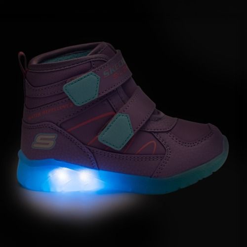 Dětské boty SKECHERS Illumi-Brights Polar Steppers lavander/multi
