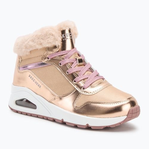 Dětské boty SKECHERS Uno Cozy On Air rose gold
