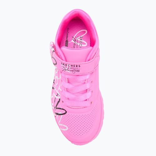 Dětské boty SKECHERS Uno Lite Love Levitate hot pink/multi
