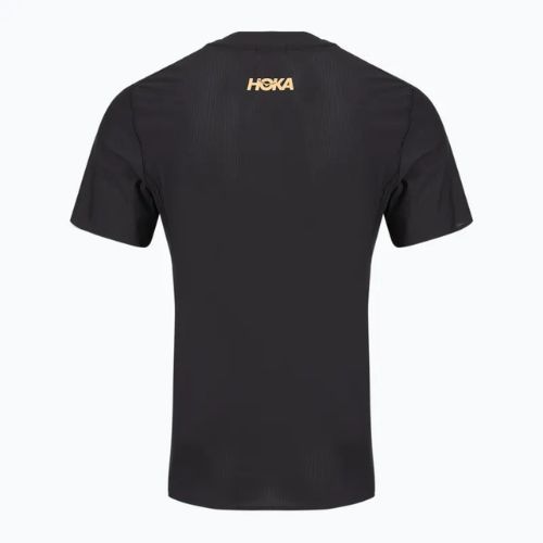 Pánská běžecká tričko HOKA Airolite 2.0 black/gold