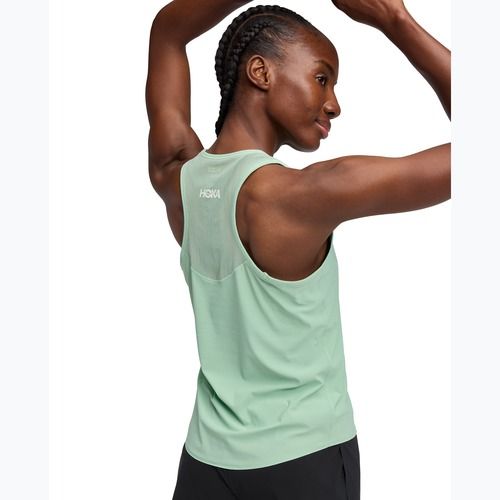 Dámské běžecké tričko HOKA Airolite Tank 2.0 jade
