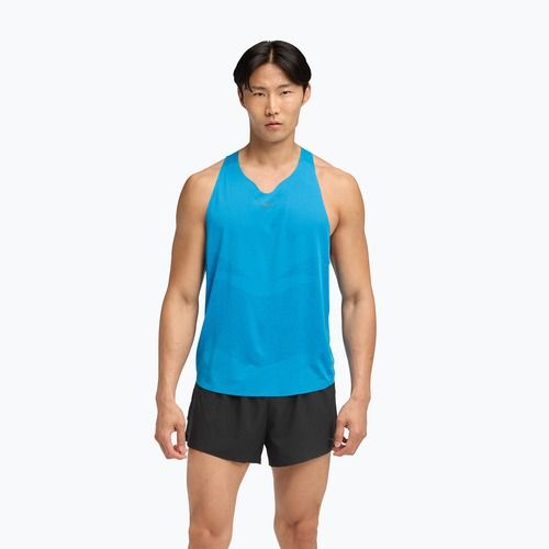 Pánská běžecká tričko HOKA Race Singlet hoka blue