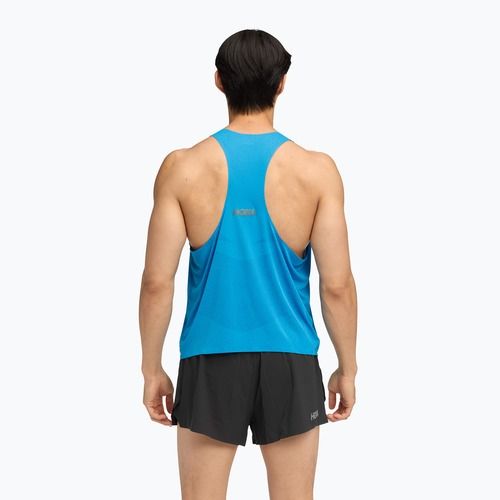 Pánská běžecká tričko HOKA Race Singlet hoka blue