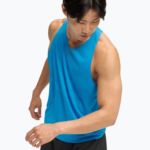 Pánská běžecká tričko HOKA Race Singlet hoka blue