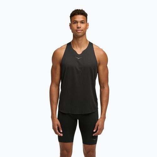 Pánská běžecká tričko HOKA Race Singlet hoka black