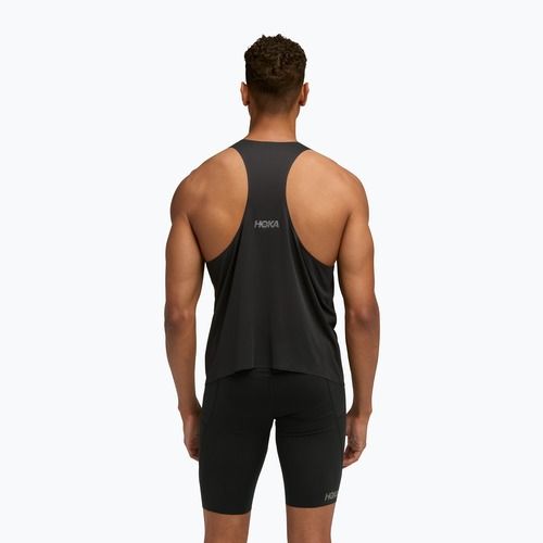 Pánská běžecká tričko HOKA Race Singlet hoka black