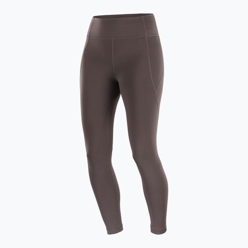 Dámské běžecké legíny Salomon SHAKEout Bliss 25" coffee bean