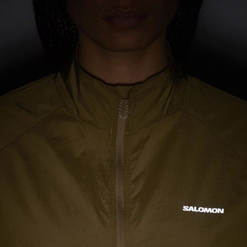 Dámská běžecká bunda Salomon Shakeout Fly brilliant olive