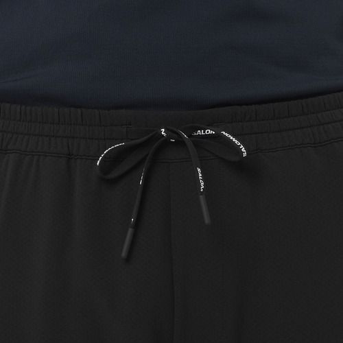 Pánské běžecké kalhoty Salomon Shakeout Hexaflow deep black