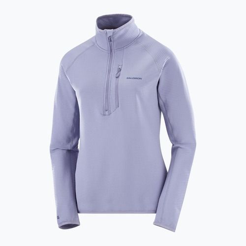 Dámská trekkingová mikina Salomon Essential Lightwarm Half Zip blue granite