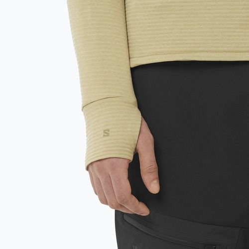 Pánská mikina Salomon Essential Lightwarm CN gray green