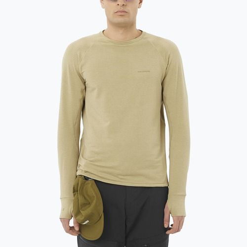Pánská mikina Salomon Essential Lightwarm CN gray green