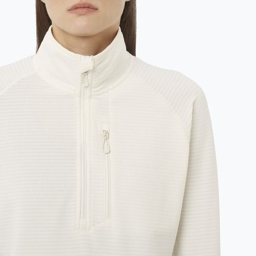 Dámská trekkingová mikina Salomon Essential Lightwarm Half Zip whisper white