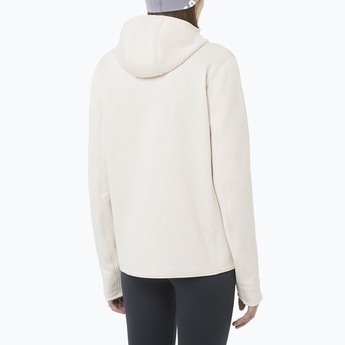 Dámská mikina Salomon Outline Warm Fleece Hoodie whisper white