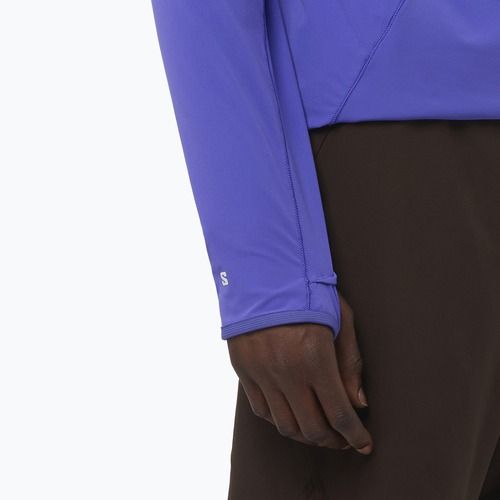 Pánská mikina Salomon Sense Aero Half Zip Hoodie libery