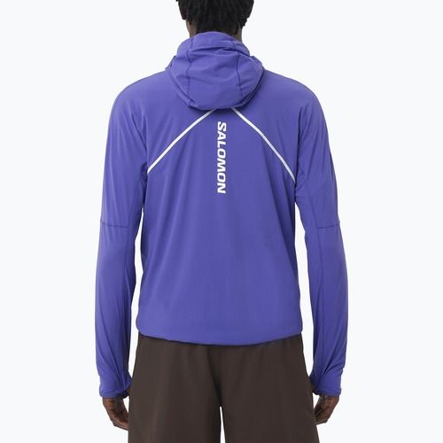 Pánská mikina Salomon Sense Aero Half Zip Hoodie libery