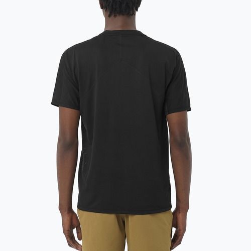Pánská běžecká tričko Salomon Sense Aero GFX deep black