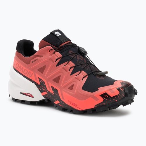 Pánské běžecké boty Salomon Spikecross 6 GTX cow hide/black/neon flame
