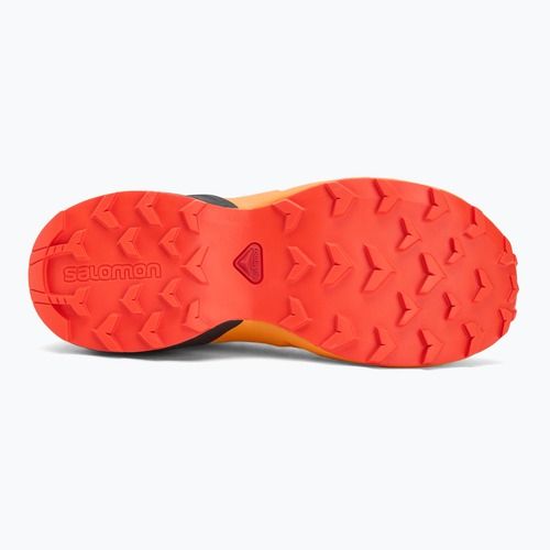 Dětské trekingové boty Salomon Speedcross black/cherry tomato/turmeric