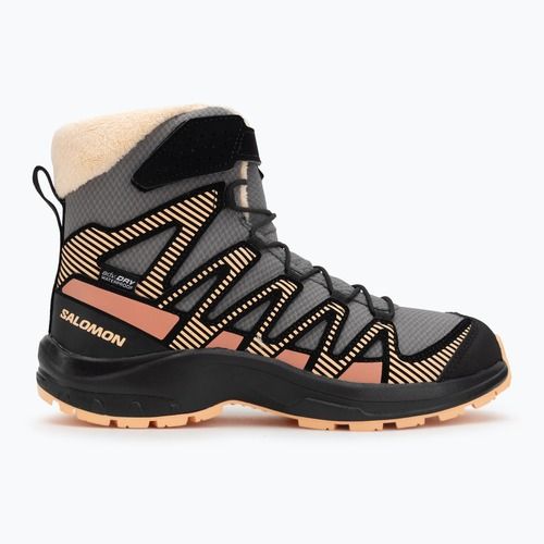 Dětské trekingové boty Salomon XA Pro V8 Winter CSWP pewter/black/peach fuzz