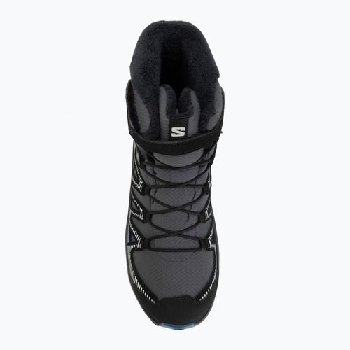 Dětské turistické boty Salomon XA Pro V8 Winter Waterproof turbulence / black / dark blue