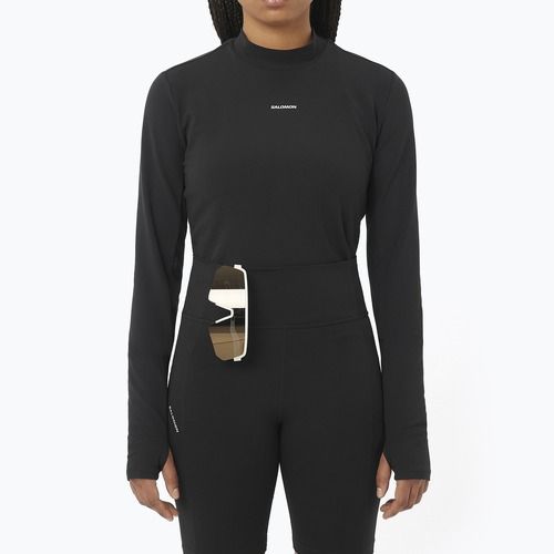 Dámské běžecké tričko Longsleeve Salomon Bliss deep black
