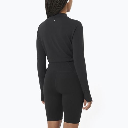 Dámské běžecké tričko Longsleeve Salomon Bliss deep black