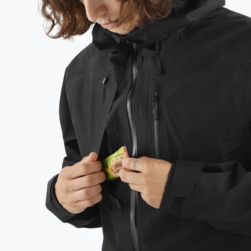 Pánská softshellová bunda Salomon Outline 3l GTX deep black