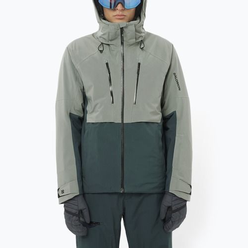 Pánská lyžařská bunda Salomon Brilliant 2.0 sedona sage/green