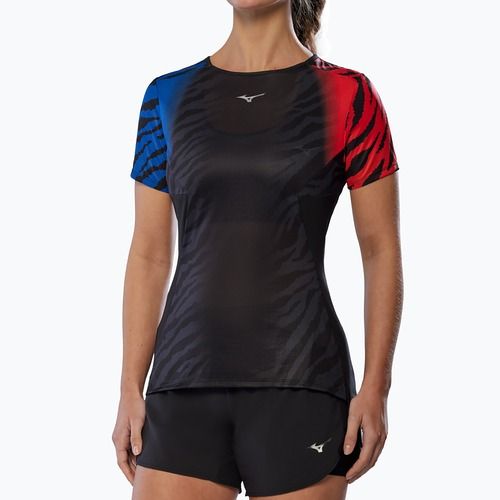 Dámské běžecké tričko Mizuno DryAeroFlow Graphic Tee oni red