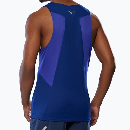 Pánská běžecká tričko Mizuno DryAeroFlow Tank reflexblue