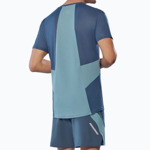 Pánská běžecká tričko Mizuno DryAeroFlow Tee vintage indigo